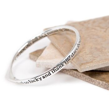 Mother And Daughter Message Bangle, 7 of 9