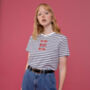 Blah Blah Blah Striped T Shirt, thumbnail 5 of 7