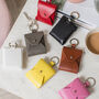 Personalised Picture Pouch Leather Keyring, thumbnail 3 of 7