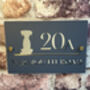 Personalised Sitting Dog Silhouette Design House Number Sign Acrylic, thumbnail 2 of 3