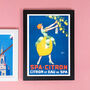 Limited Edition: Vintage Spa Citron Poster Print, thumbnail 2 of 8