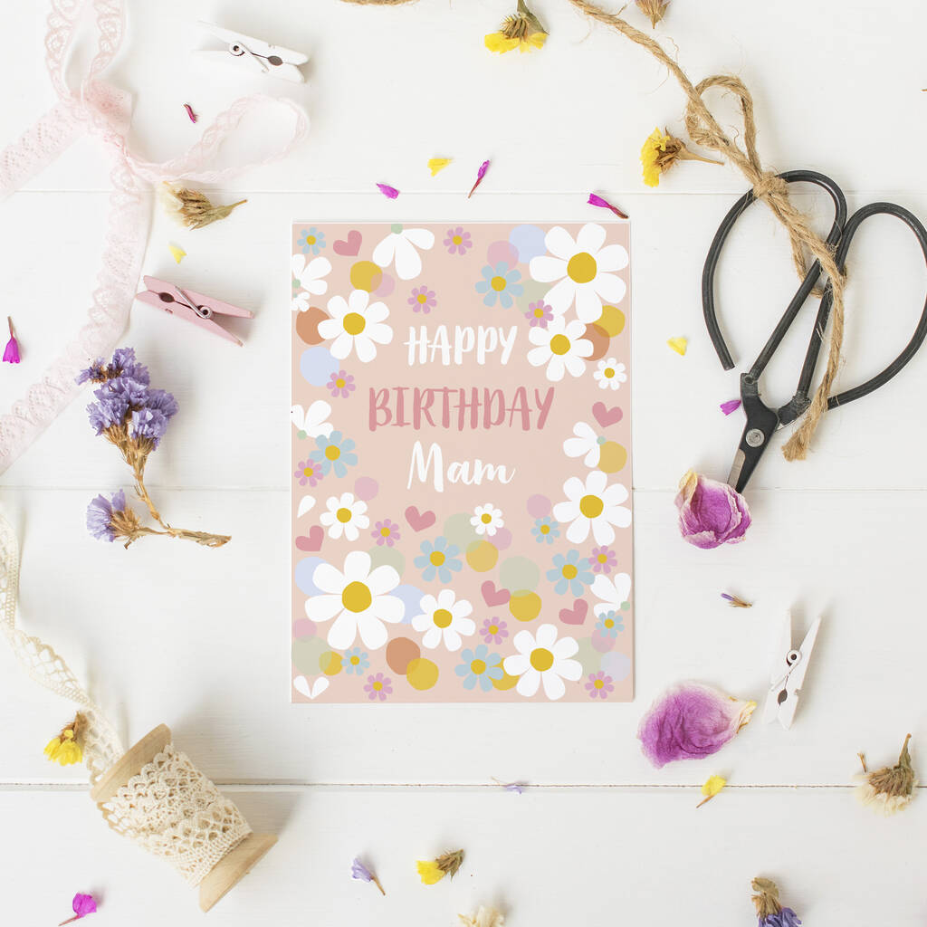 Happy Birthday Mam Card By Paper Craze | notonthehighstreet.com