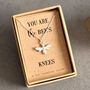 Bee's Knees Necklace In Sterling Silver, thumbnail 1 of 5