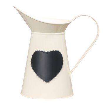 Personalised Heart Pitcher Jug Vase, 2 of 5