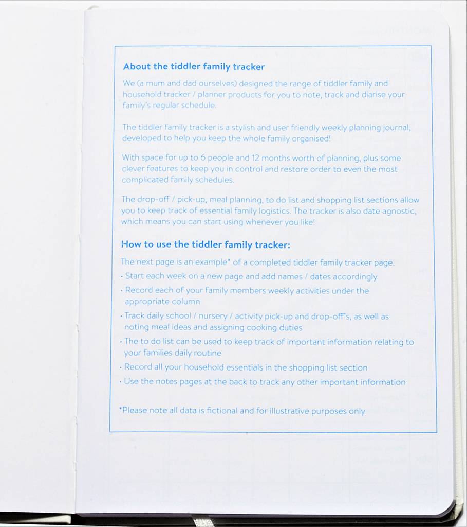 weekly family planner