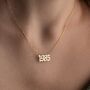 Personalised 'Milestone Year' Necklace, thumbnail 5 of 8