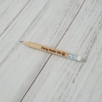 Personalised Mini Pencils With White Rubber, 9 of 10
