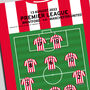 Brentford Vs Manchester United 2022 Football Print, thumbnail 2 of 2