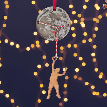 Lasso The Moon Christmas Decoration, 3 of 6