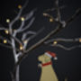 Yellow Labrador Dog Christmas Tree Decoration, thumbnail 2 of 2