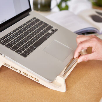 Personalised Portable Laptop Stand, 8 of 9