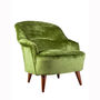 The New Pinta Armchair In Luxe Velvet, thumbnail 5 of 9