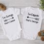 Personalised Twin Baby Gift Set | Matching Twin Clothes, thumbnail 4 of 12