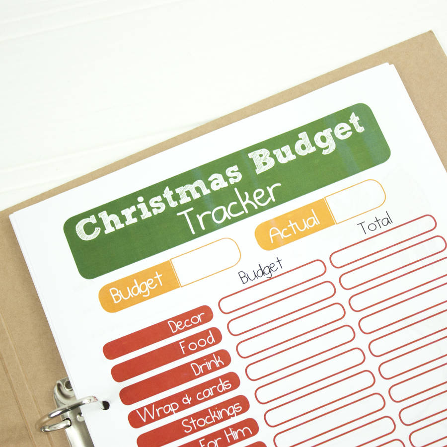 christmas budget planner