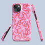 Linear Flowers Snap Phone Case For iPhone And Samsung, thumbnail 1 of 4