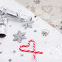 Silver Snowflake Table Confetti Scatter Decorations, thumbnail 1 of 3