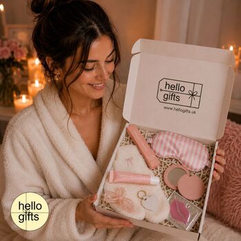 Birthday Pamper Gift Box For Her – Self Care Gift Set With Beauty Treats, 3 of 11