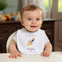 I Love You Daddy Moon Rocket Bodysuit Gift, thumbnail 2 of 7