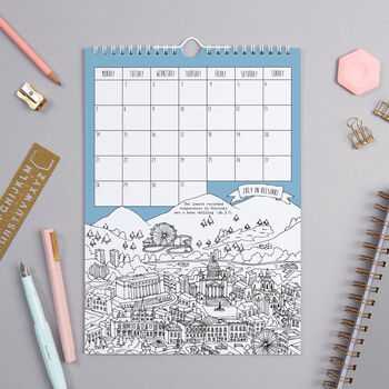 2025 City Illustrations Calendar, 4 of 5