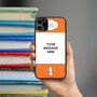 Personalised Book Cover iPhone Case Book Lover Gift, thumbnail 1 of 2