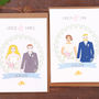 Wedding Day Personalised Mr And Mrs Card, thumbnail 2 of 5
