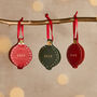 Personalised 2025 Memories Leather Photo Bauble, thumbnail 4 of 6