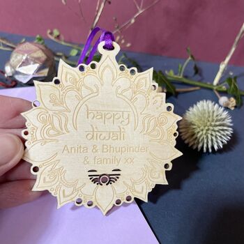Personalised Keepsake Diwali Gift Card, 2 of 6