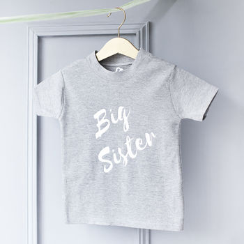 Personalised Big Sister T Shirt By Clouds And Currents ...