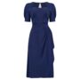 Shelly Dress In French Navy Vintage 1940s Style, thumbnail 1 of 2