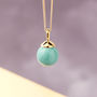 Gold Vermeil Ball Necklace, thumbnail 1 of 7