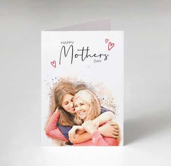 Personalised Watercolour Mother's Day Card, 3 of 6