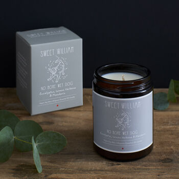 'No more wet dog' Organic Soy Wax Candle, 2 of 7