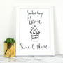 Personalised 'Home Sweet Home' Illustration Print, thumbnail 2 of 6
