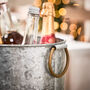 Gold Banded Standing Ice Bucket, thumbnail 3 of 6