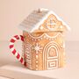 Gingerbread House Ceramic Mug With Lid, thumbnail 4 of 6