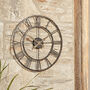 Distressed Indoor Outdoor Clock, thumbnail 1 of 4