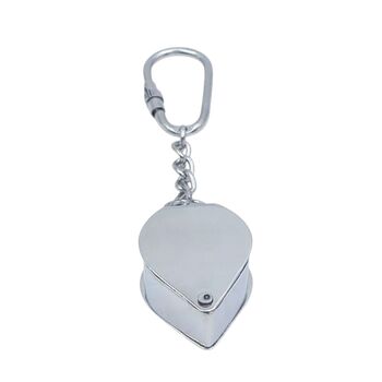Custom Loupe Keyring In Silver Colour, 4 of 8
