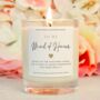 Maid Of Honour Gift Personalised Candle, thumbnail 1 of 6