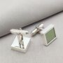 Concorde Sterling Silver Cufflinks, thumbnail 3 of 7
