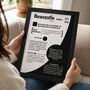 Personalised Birth Year Print Birthday Gift For Newcastle United Fan, thumbnail 2 of 11