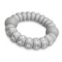 Personalised Dove Grey Name Teether, thumbnail 2 of 6