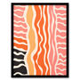 Sand After The Sea Two Abstract Waves Wall Art Print, thumbnail 5 of 6