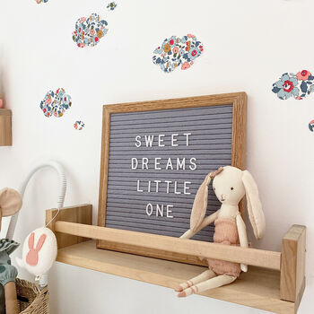 Liberty Fabric Cloud Wall Stickers, 5 of 8