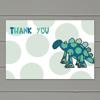 Personalised Dinosaur Children's Party Invitations, 4 of 4