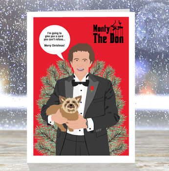 Monty Don Funny Christmas Card, 2 of 7