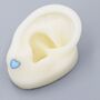 Blue Opal Heart Stud Earrings In Sterling Silver, thumbnail 6 of 7