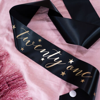 Personalised Birthday Party Sash Choose Your Words, 8 of 10