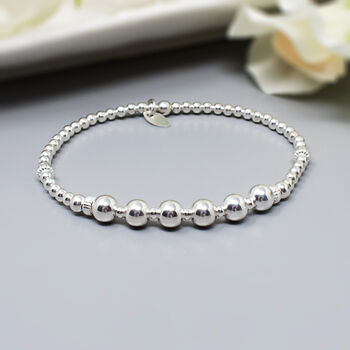 60th Birthday Bracelet Sterling Silver, Beatrice, 4 of 8