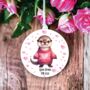 Personalised Otter Love Decoration, thumbnail 1 of 2