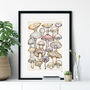 Wild Mushroom Fine Art Giclée Print, thumbnail 1 of 2